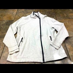 C9 Champion Gray Asymmetrical Zip Jacket Size XL